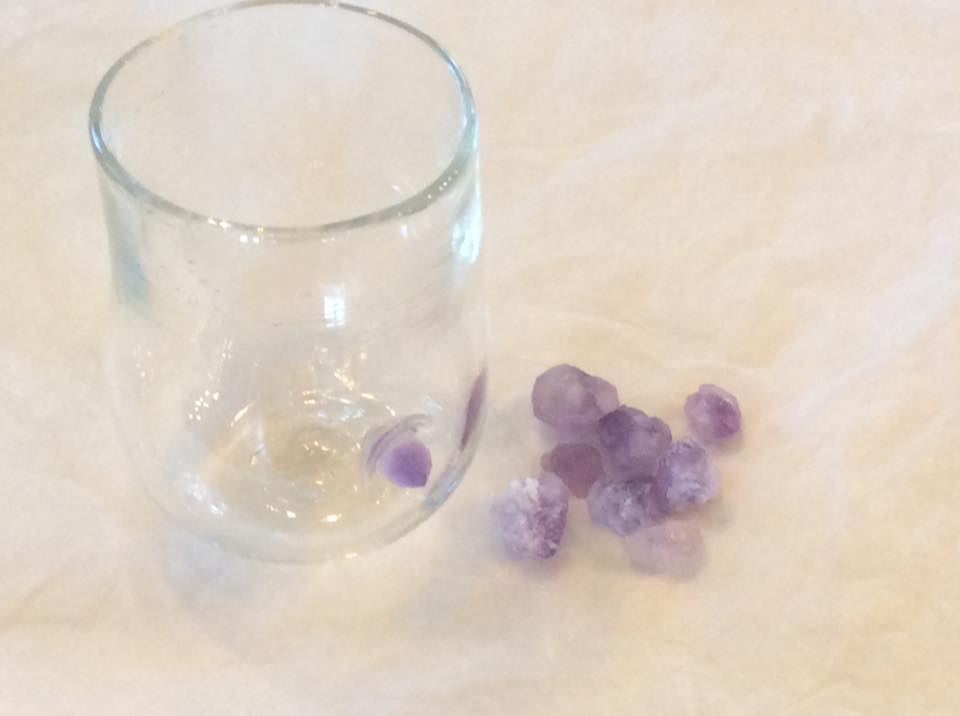 Amethysts inclusion Tumblers